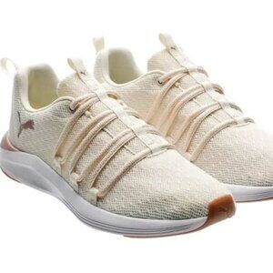 Pre-Owned NO BOX Puma Women's Prowl Knit Sneakers Beige Size 8.5 $90 KK299